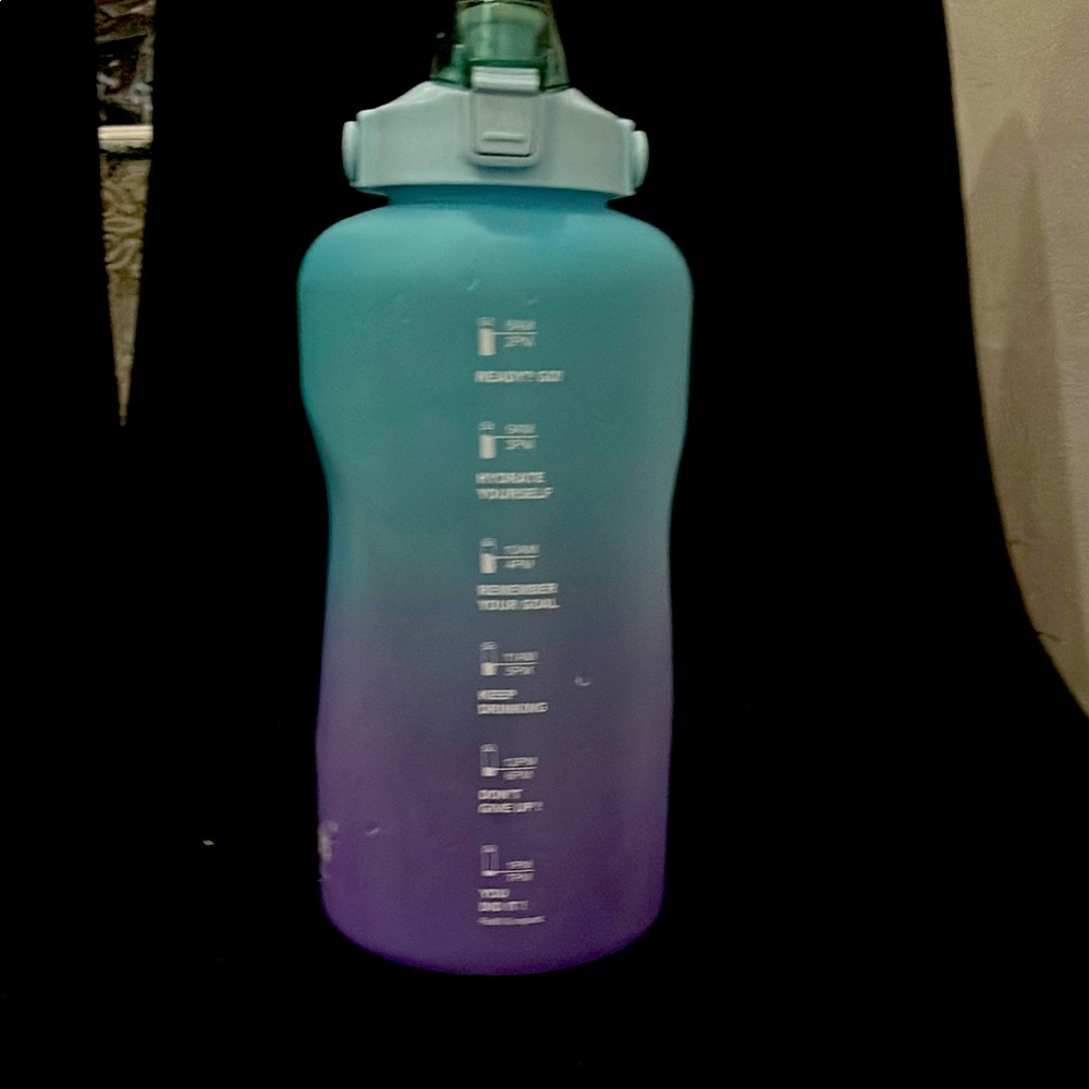 Gradient Blue and Purple Water Bottle